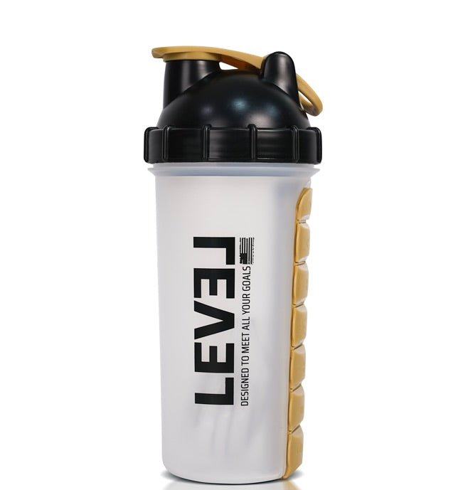 SHAKER CON PASTILLERO LEVEL PRO 600 ML