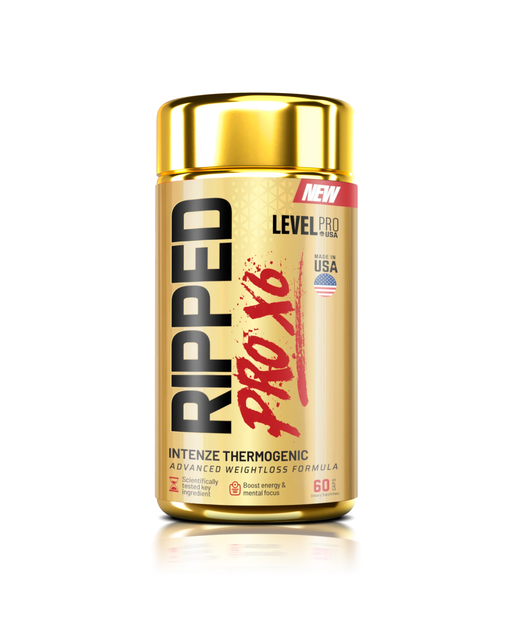 RIPPED PRO X6 - LEVEL PRO - 60 CÁPSULAS